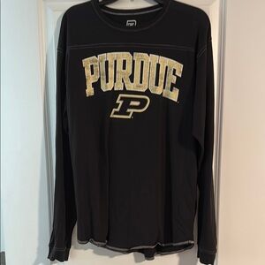 Pro Edge Black Long Sleeve Tees Purdue Edition